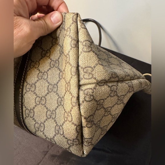 Gucci GG Supreme Monogram Coated Canvas Large Tote Bag with COA - Picture 16 of 17